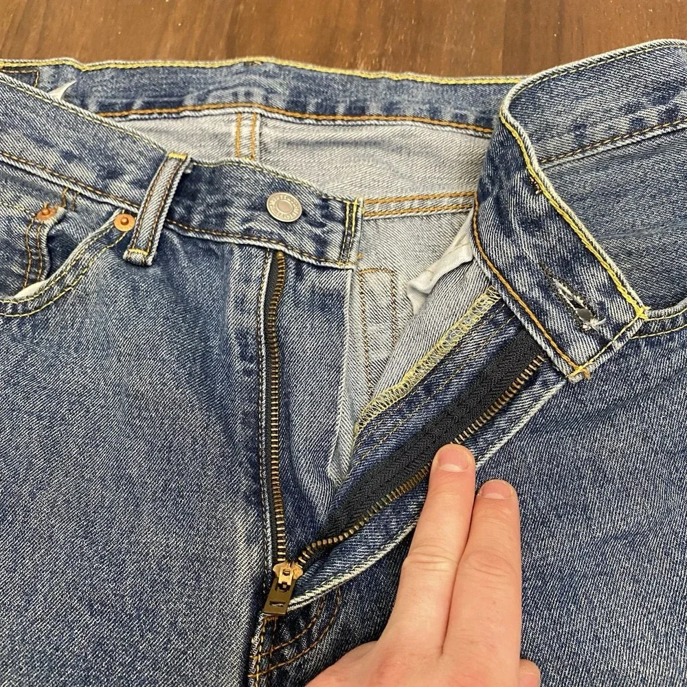 Levi's 505 Straight Fit Jean Men's 34x36 Medium Wash